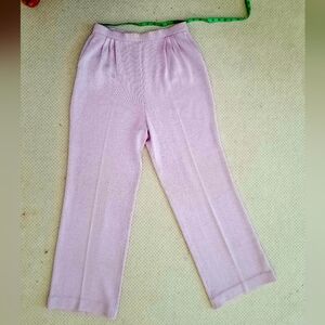 NWOT St. John Collection Cream Pleated Trouser. Size 10